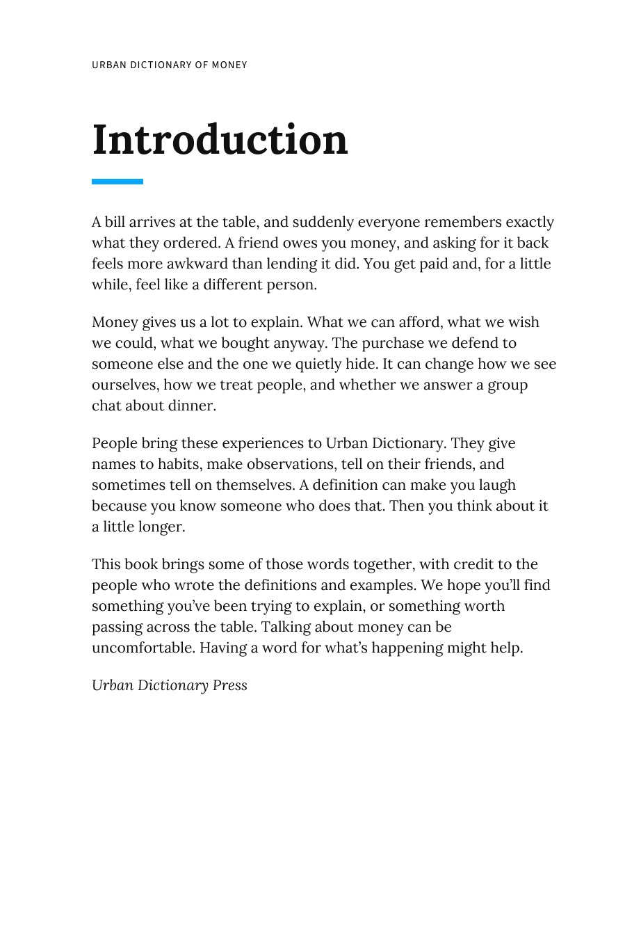 Preview page 5 of Urban Dictionary of Money
