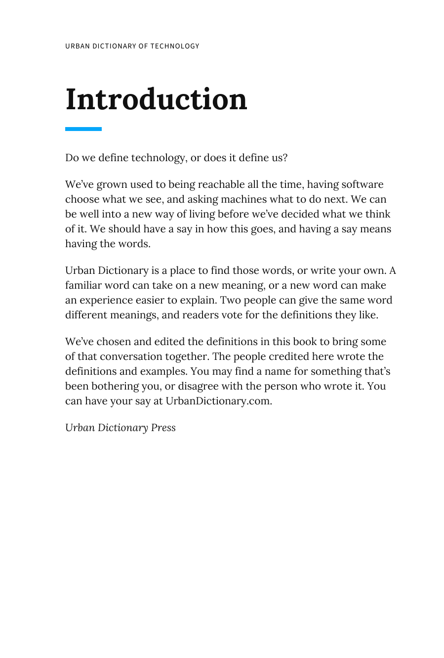 Preview page 5 of the Urban Dictionary of Technology