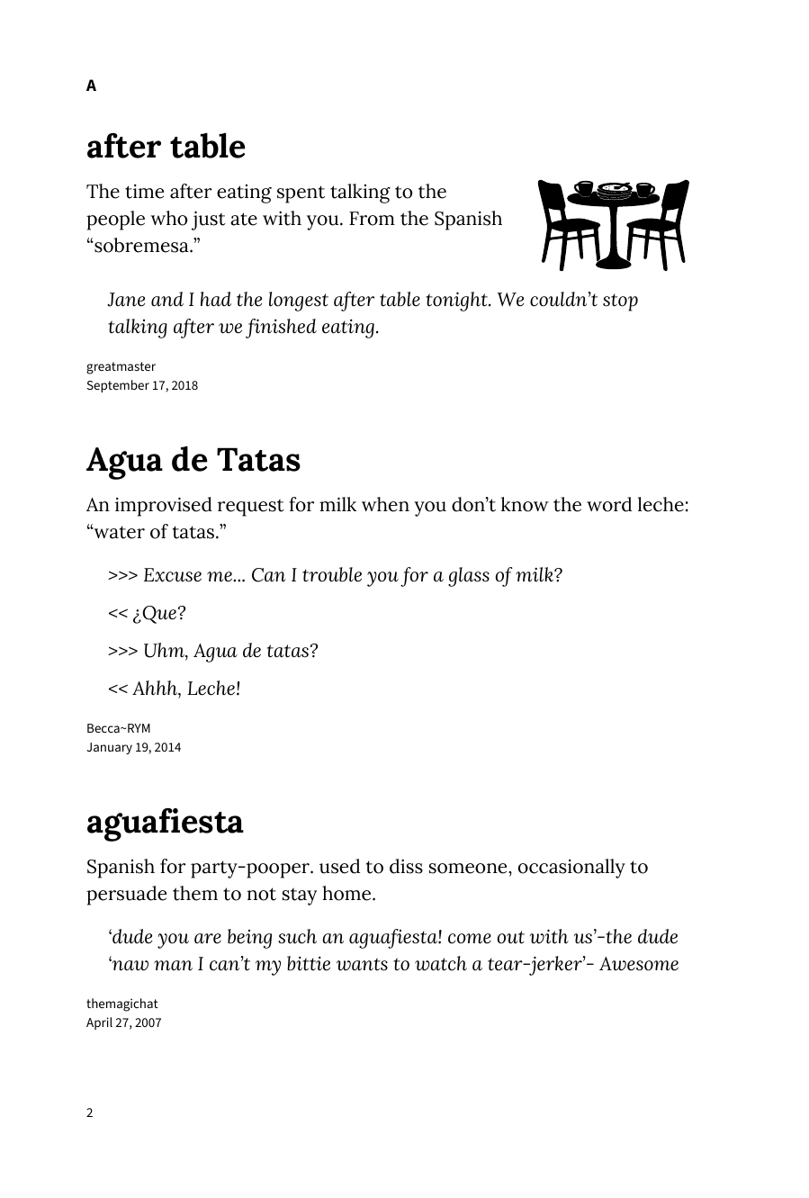 Preview page 8 of Urban Dictionary of Spanglish