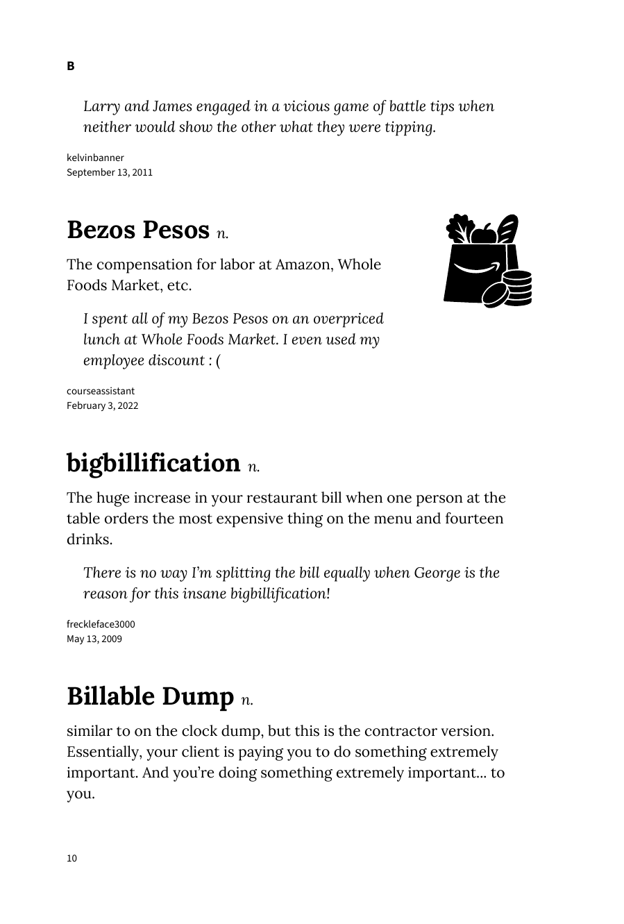 Preview page 16 of Urban Dictionary of Money