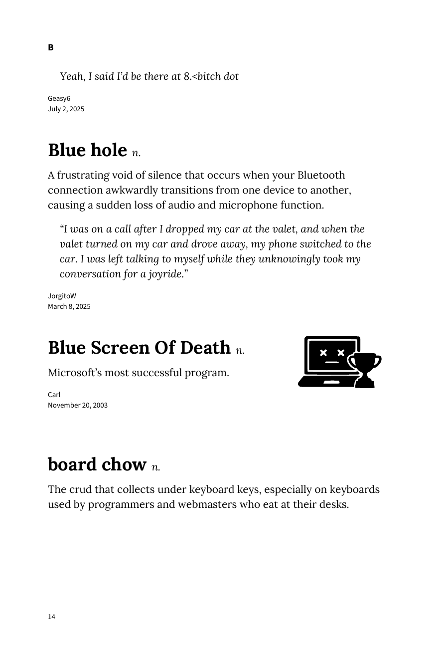 Preview page 20 of the Urban Dictionary of Technology