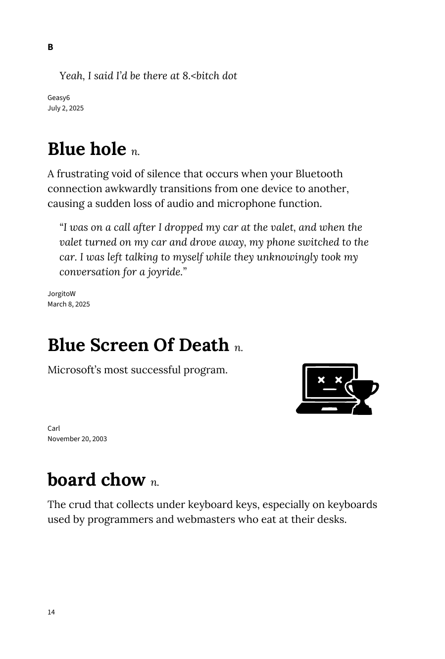 Preview page 20 of the Urban Dictionary of Technology