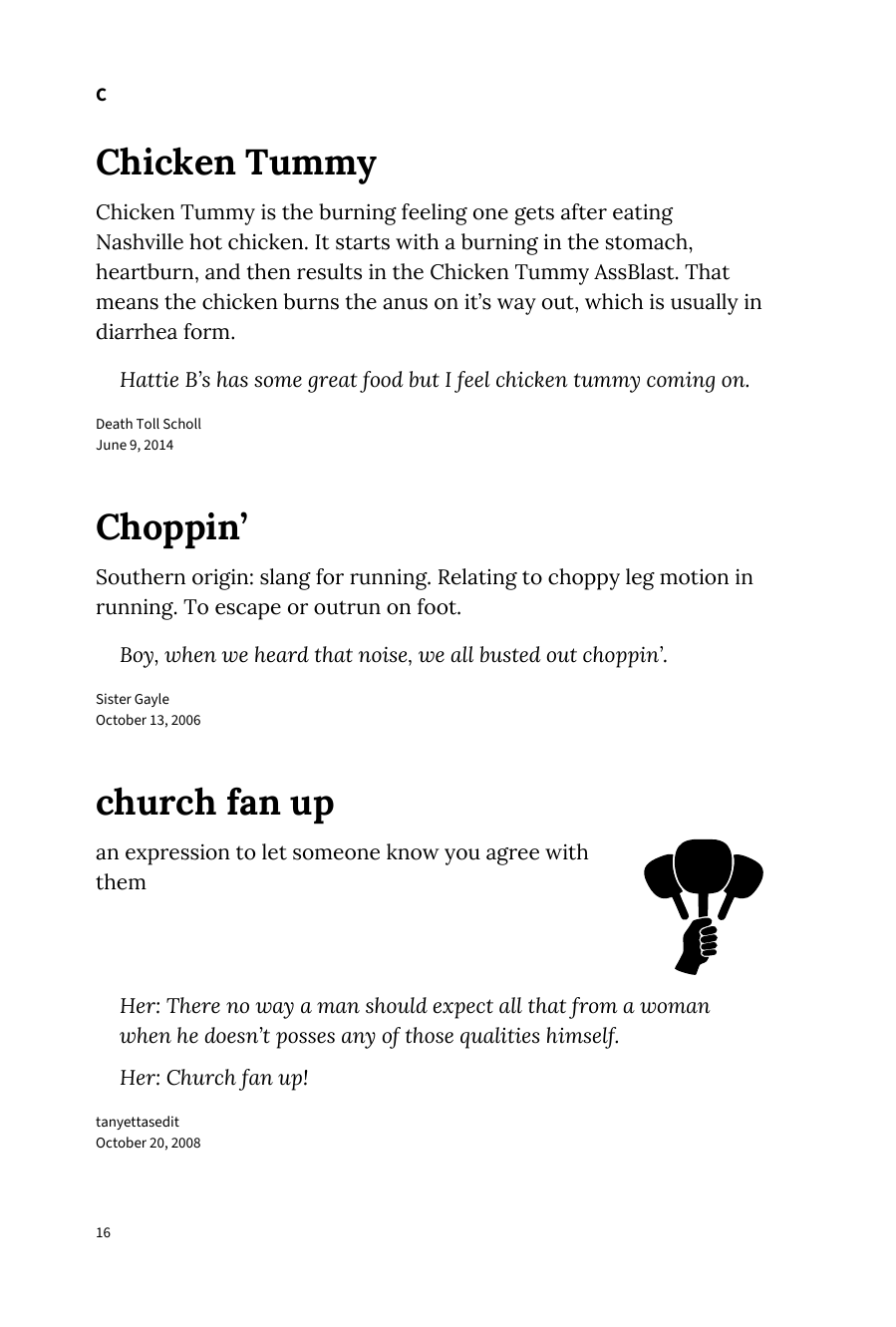 Preview page 22 of Urban Dictionary of the American South