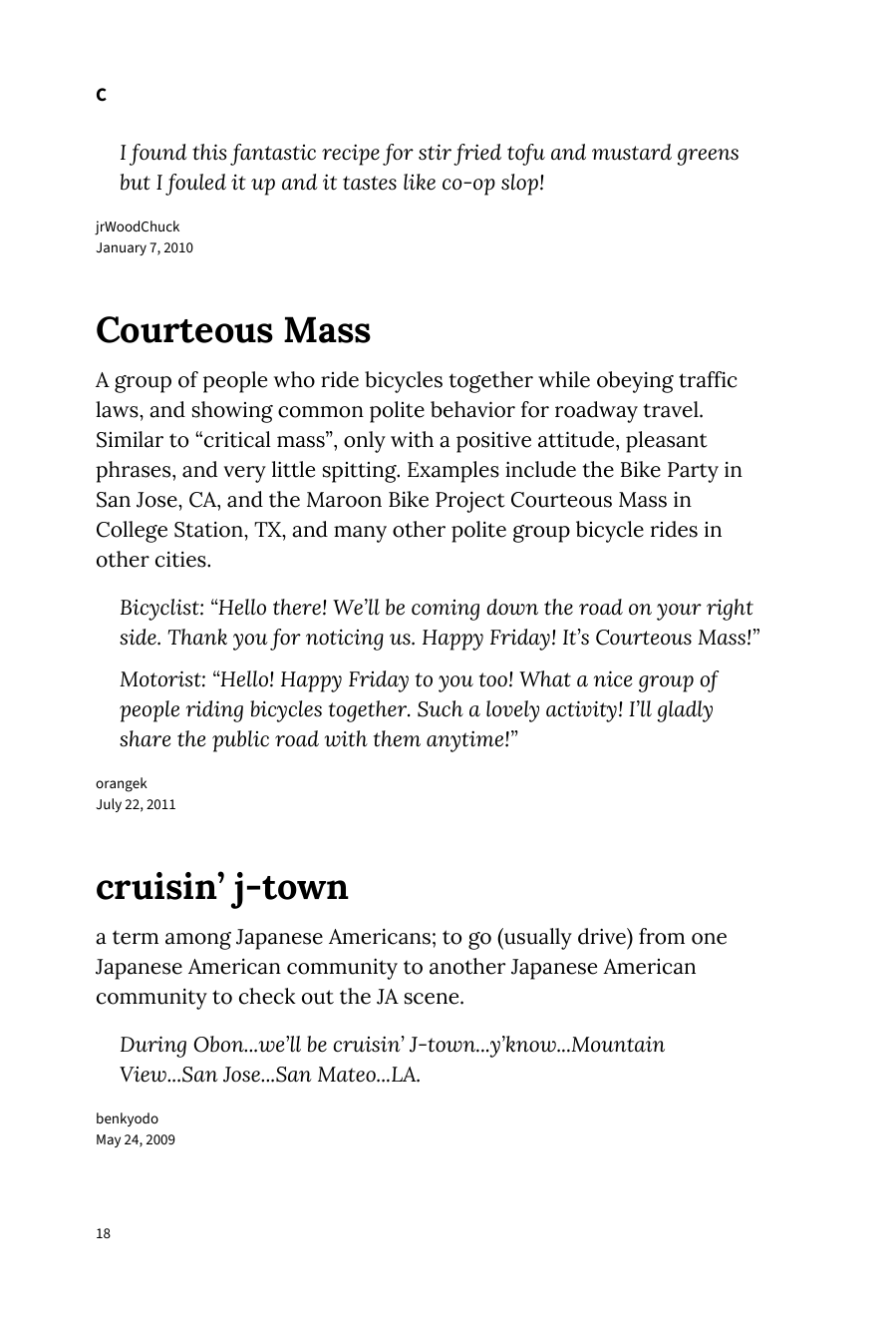 Preview page 24 of Urban Dictionary of the San Francisco Bay Area