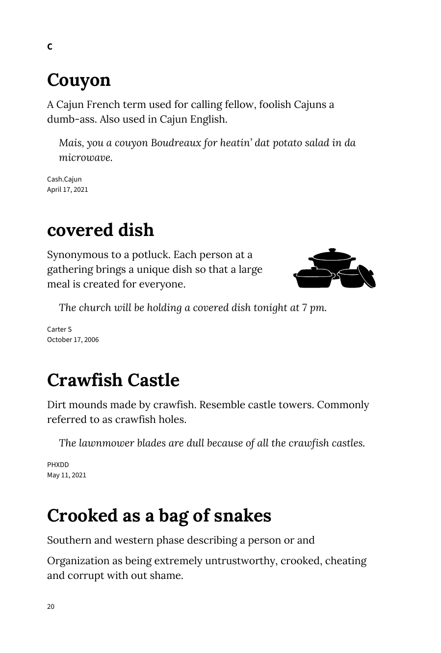 Preview page 26 of Urban Dictionary of the American South