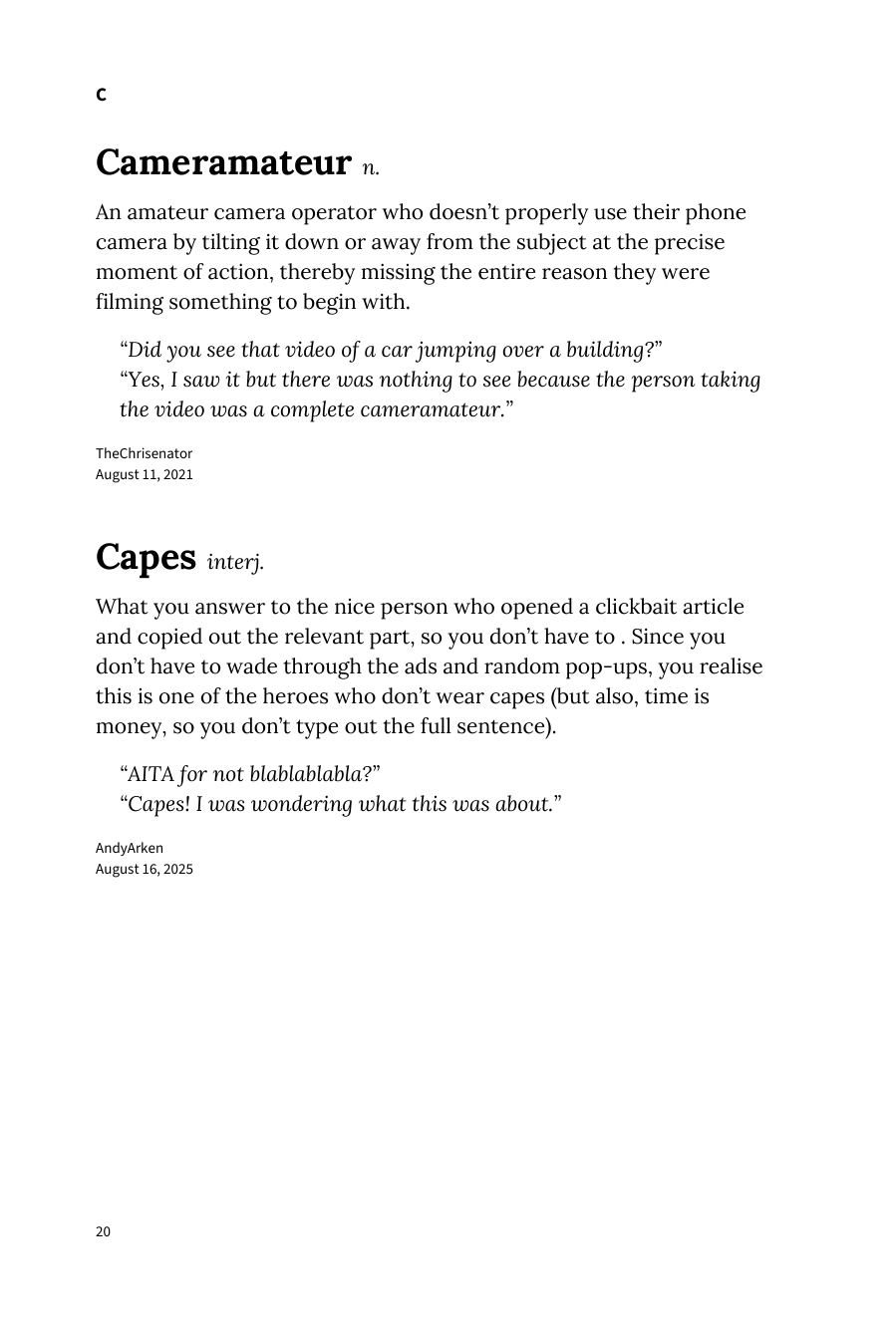 Preview page 26 of the Urban Dictionary of Technology