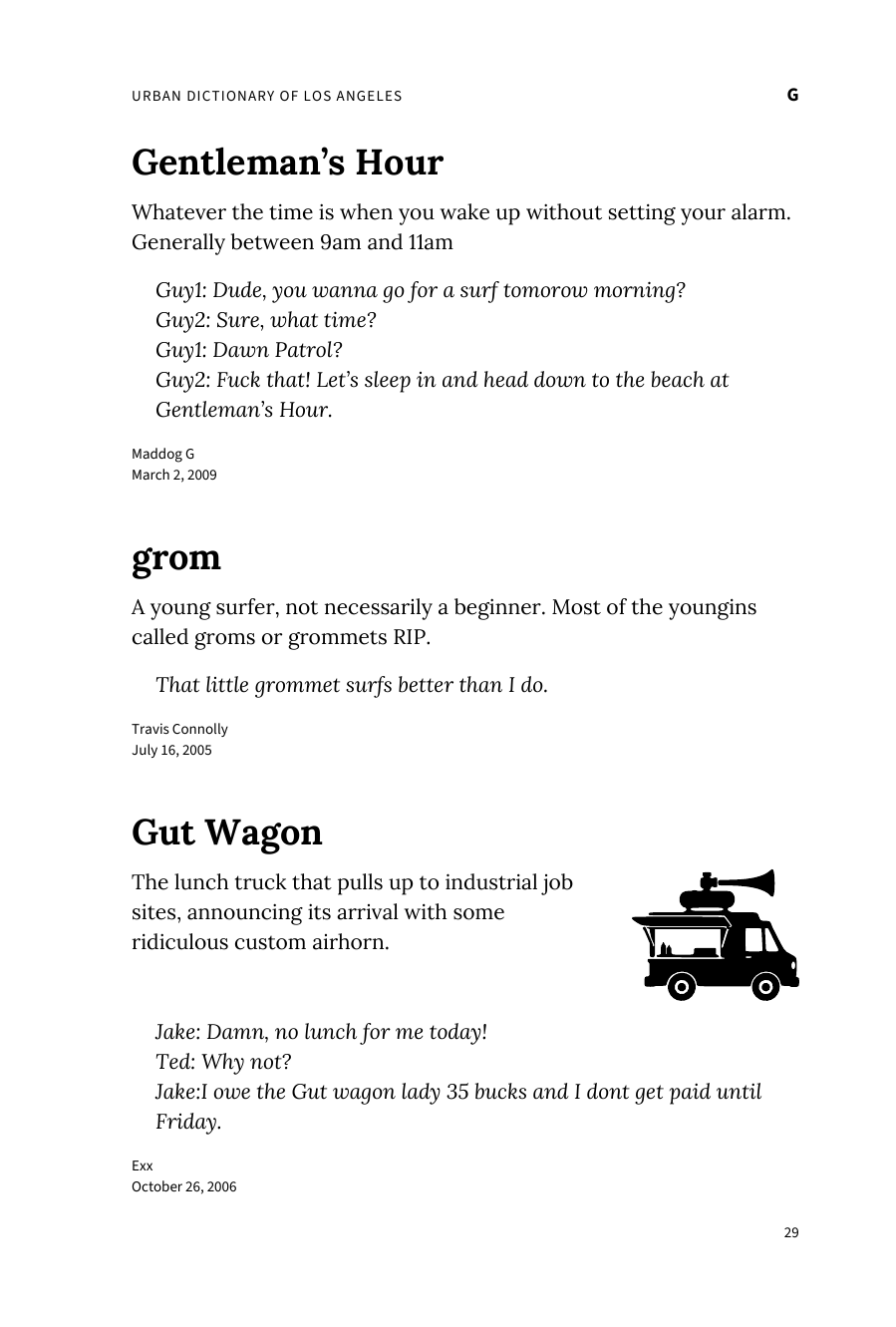 Preview page 35 of Urban Dictionary of Los Angeles