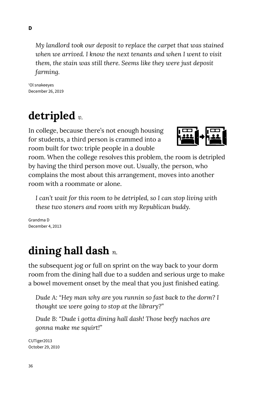 Preview page 42 of Urban Dictionary of College