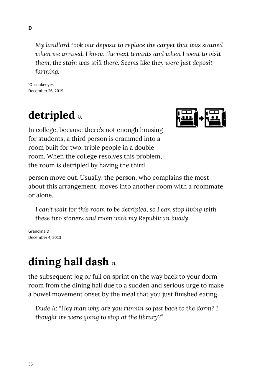 Preview page 42 of Urban Dictionary of College