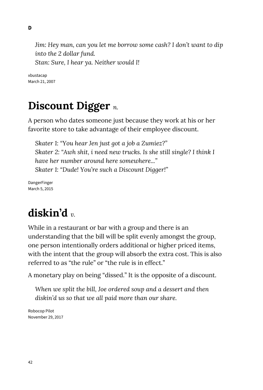 Preview page 48 of Urban Dictionary of Money