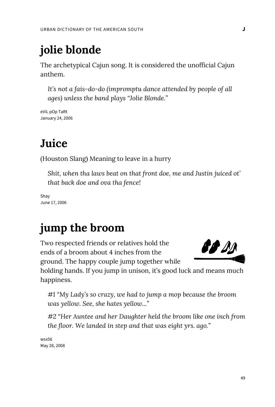 Preview page 55 of Urban Dictionary of the American South