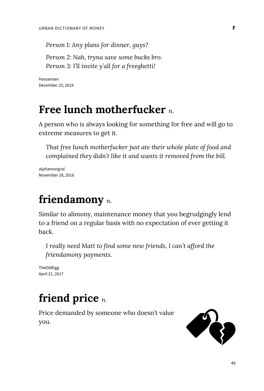 Preview page 55 of Urban Dictionary of Money