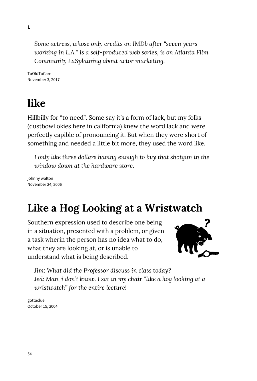 Preview page 60 of Urban Dictionary of the American South