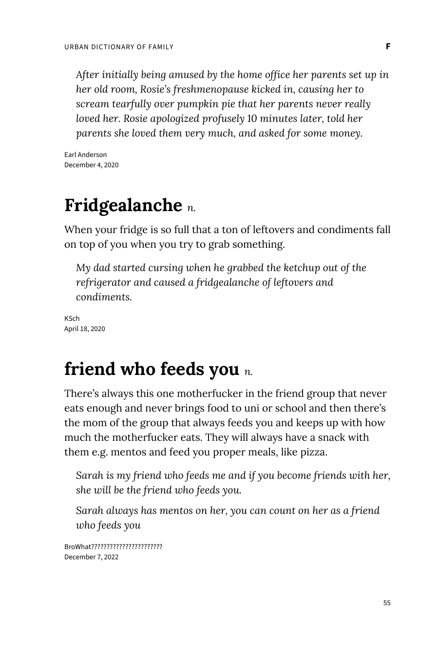 Preview page 61 of Urban Dictionary of Family