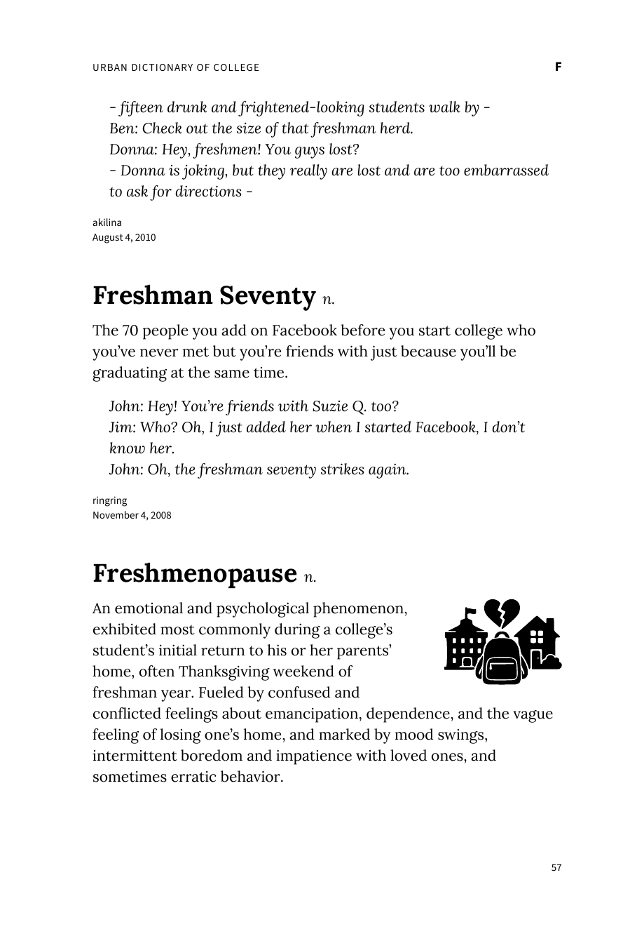 Preview page 63 of Urban Dictionary of College