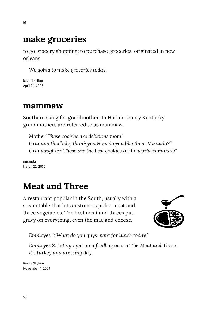 Preview page 64 of Urban Dictionary of the American South