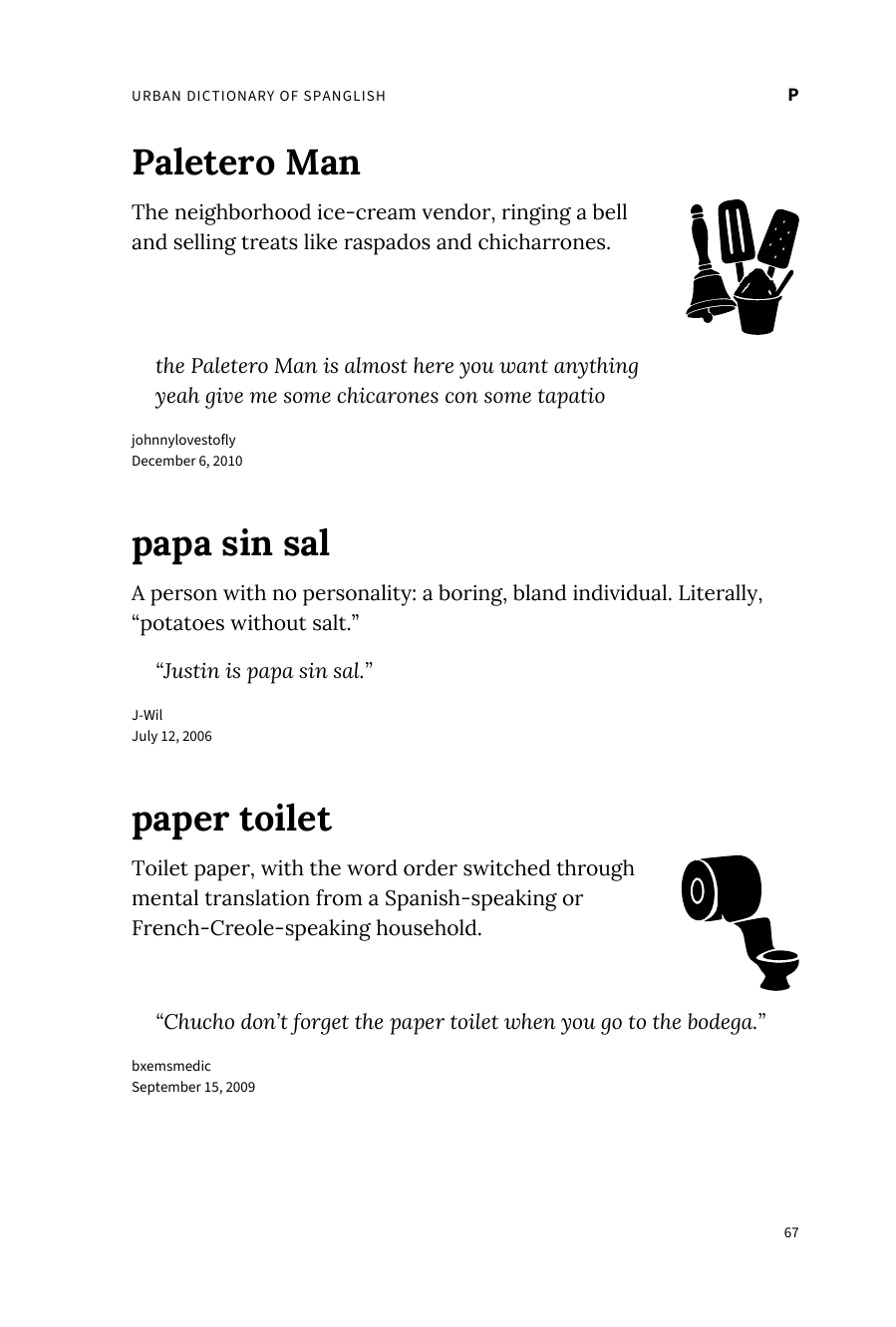 Preview page 73 of Urban Dictionary of Spanglish