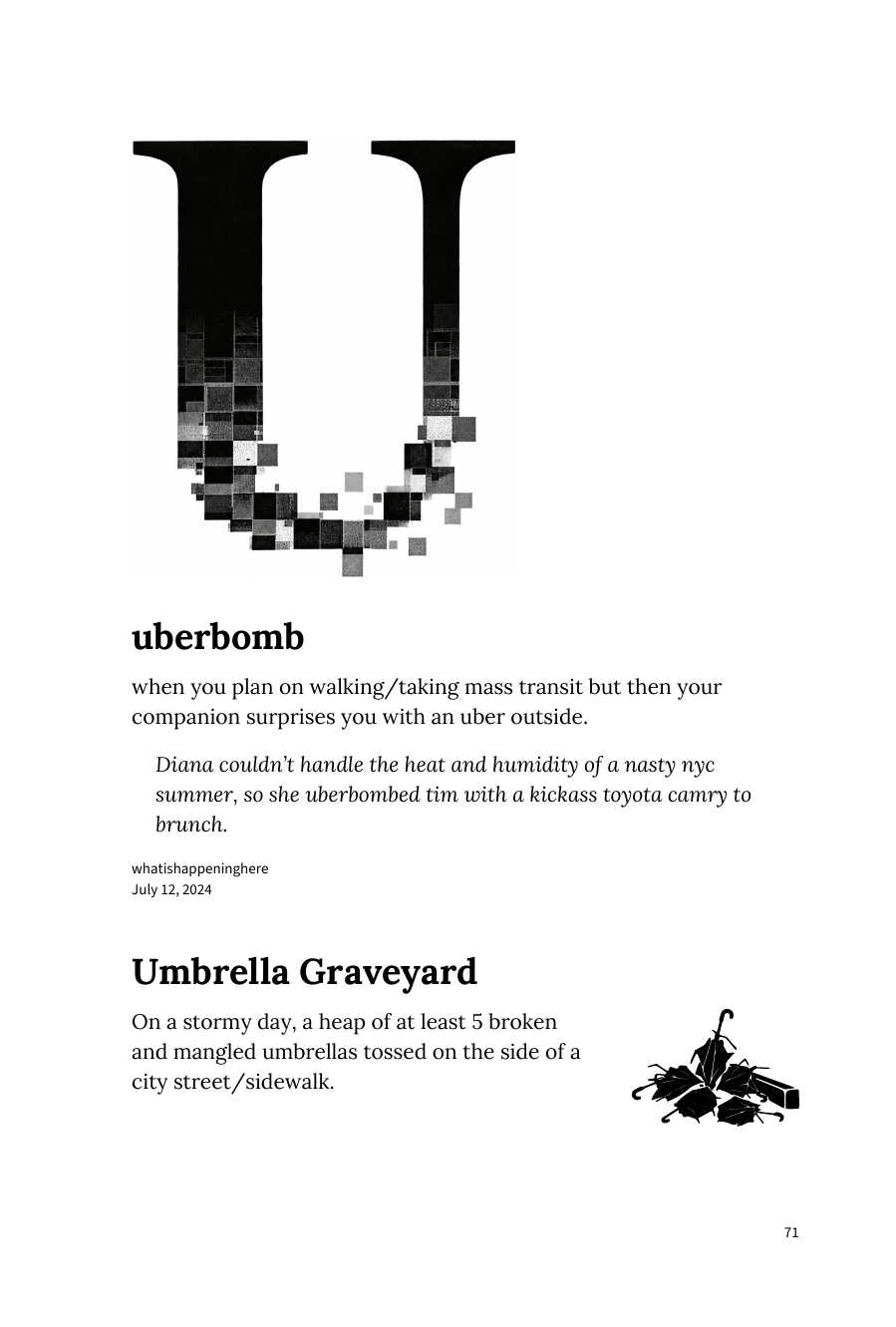 Preview page 77 of Urban Dictionary of New York
