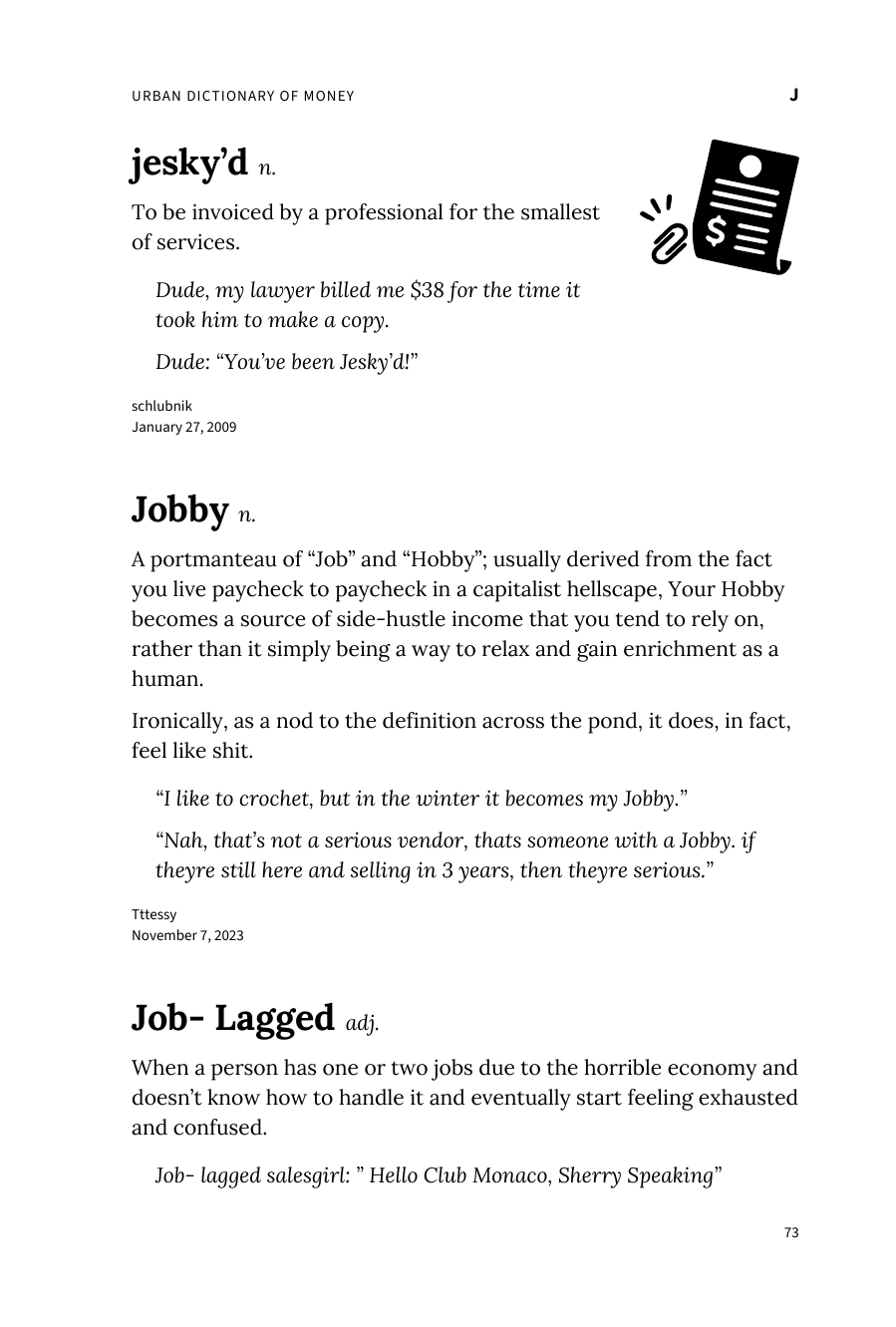 Preview page 79 of Urban Dictionary of Money