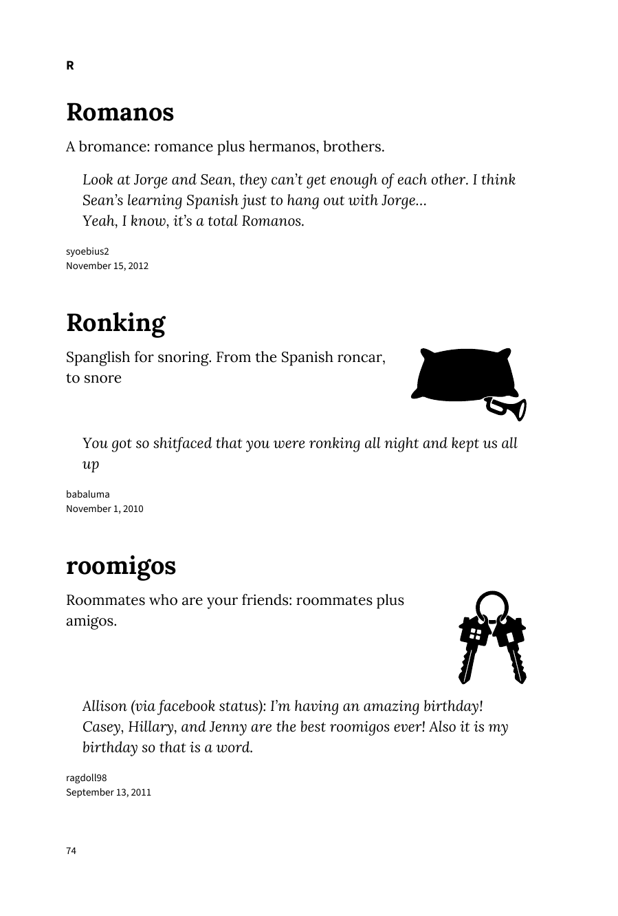 Preview page 80 of Urban Dictionary of Spanglish