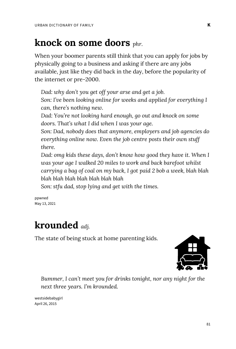 Preview page 87 of Urban Dictionary of Family