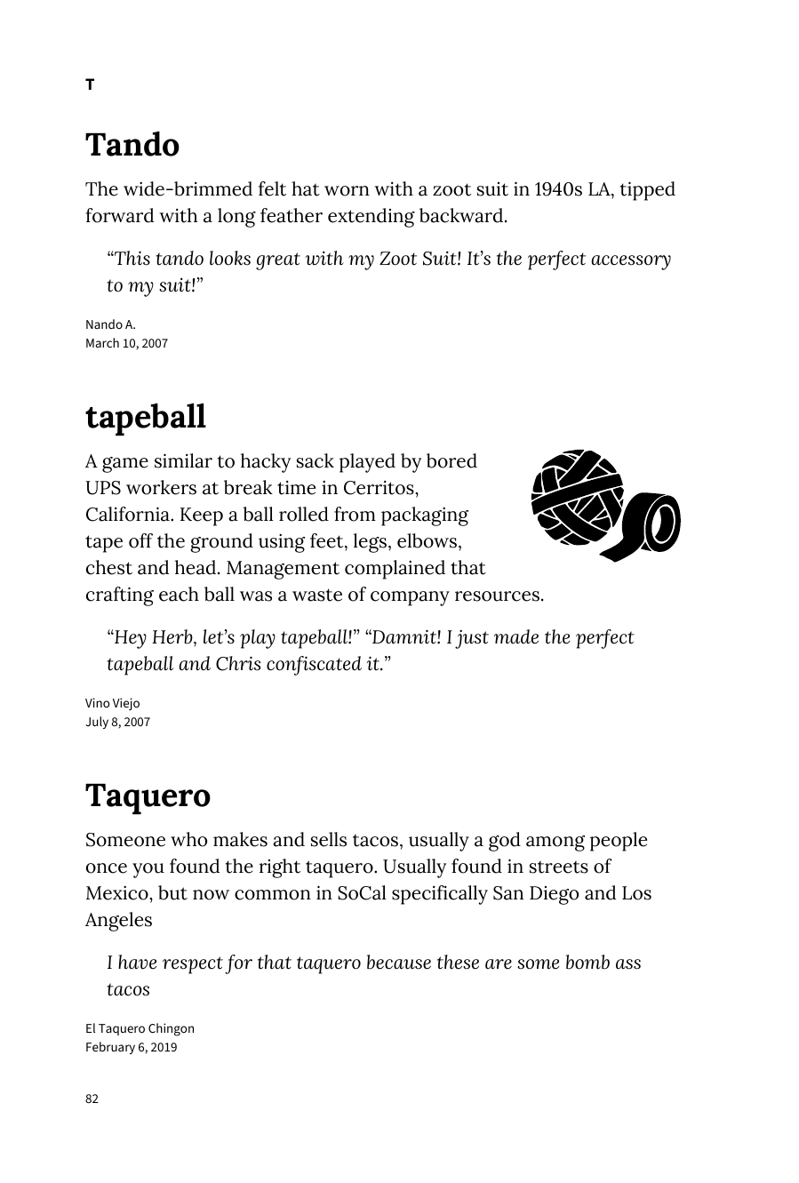Preview page 88 of Urban Dictionary of Los Angeles