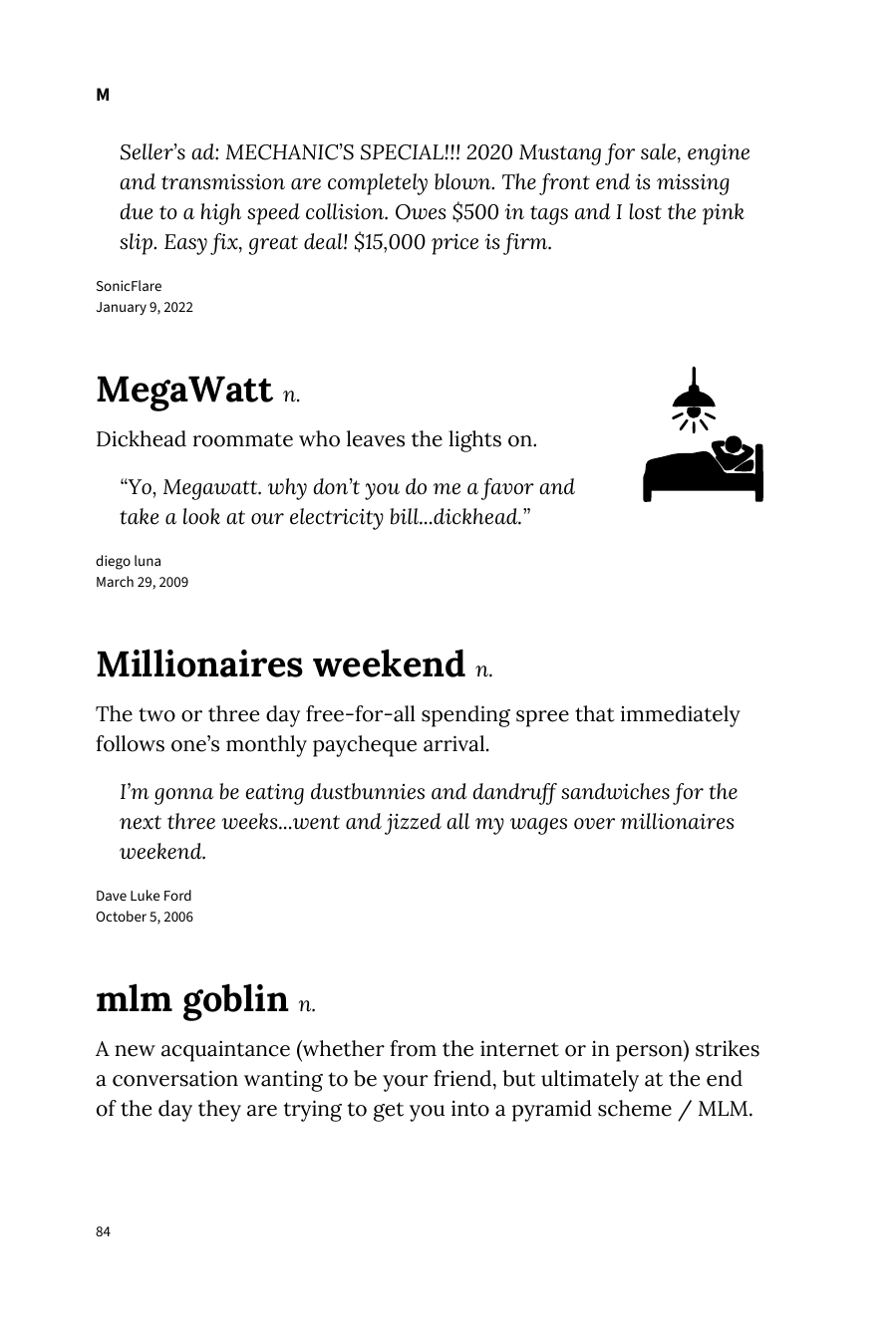 Preview page 90 of Urban Dictionary of Money