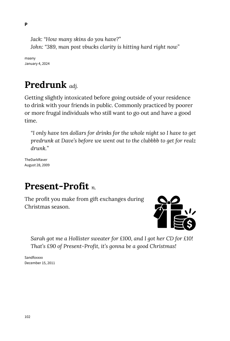 Preview page 108 of Urban Dictionary of Money