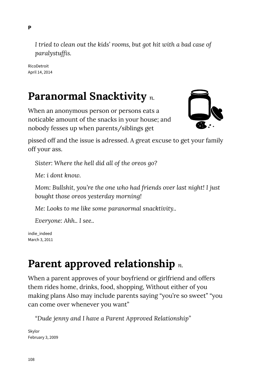 Preview page 114 of Urban Dictionary of Family