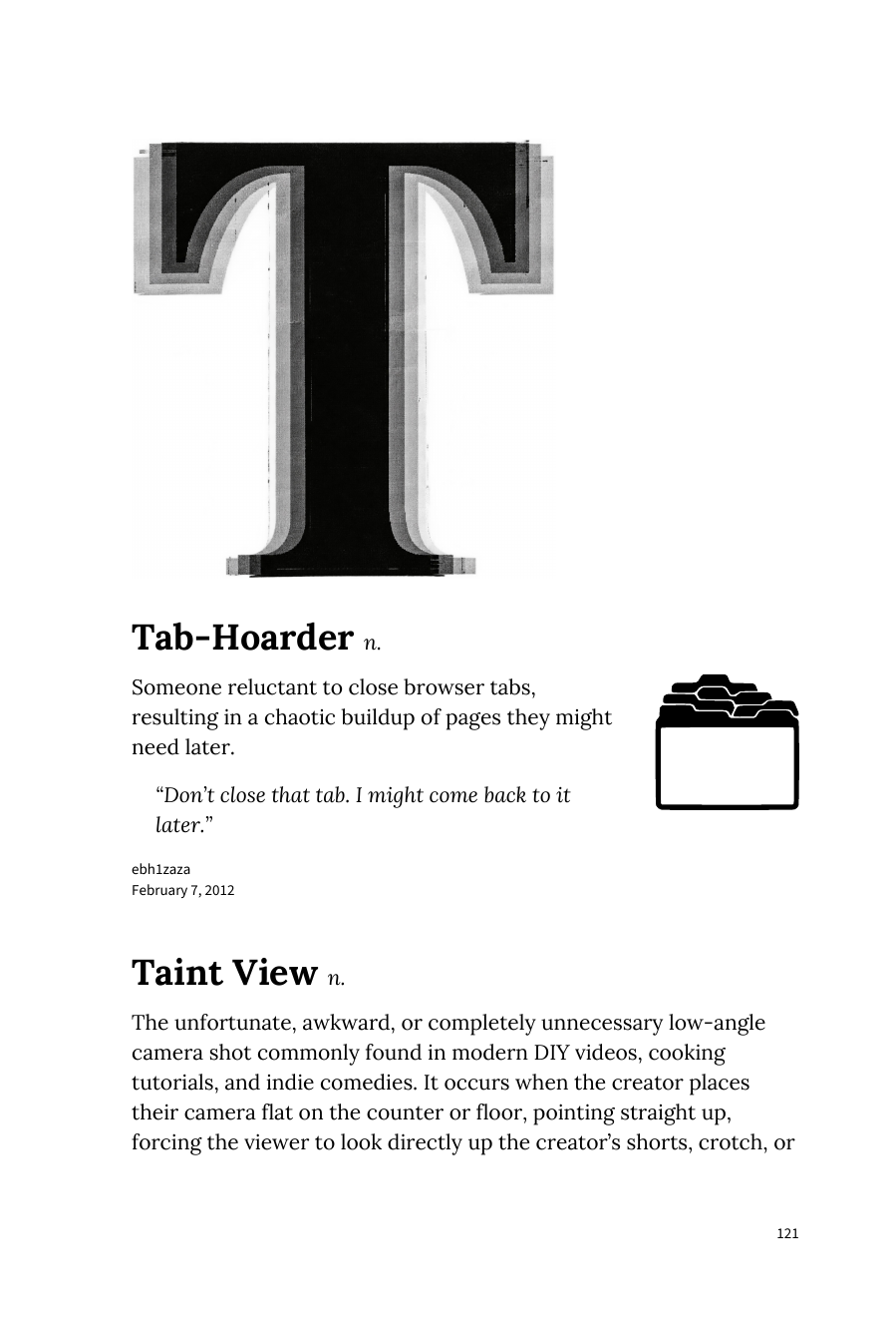 Preview page 127 of the Urban Dictionary of Technology