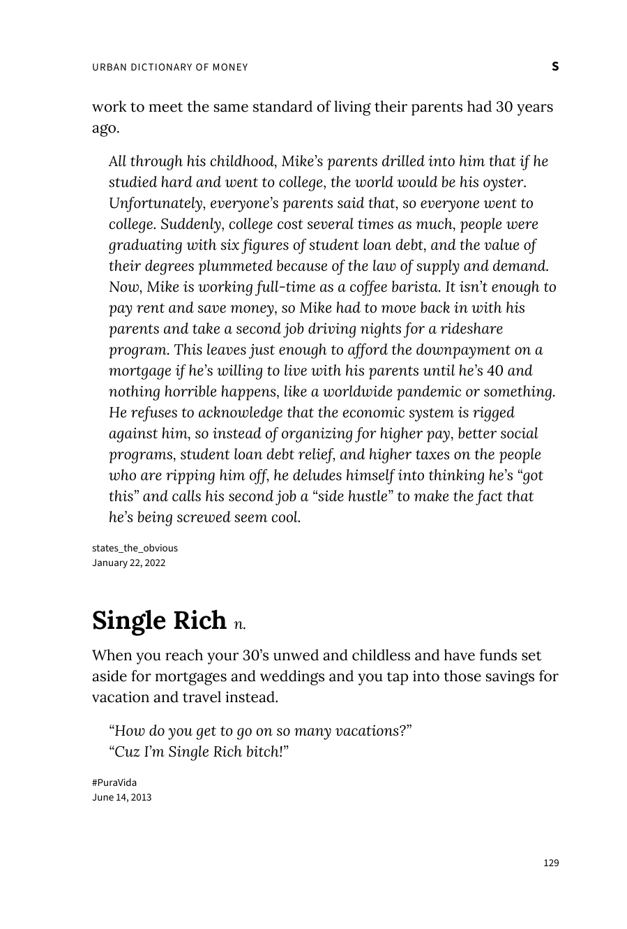 Preview page 135 of Urban Dictionary of Money