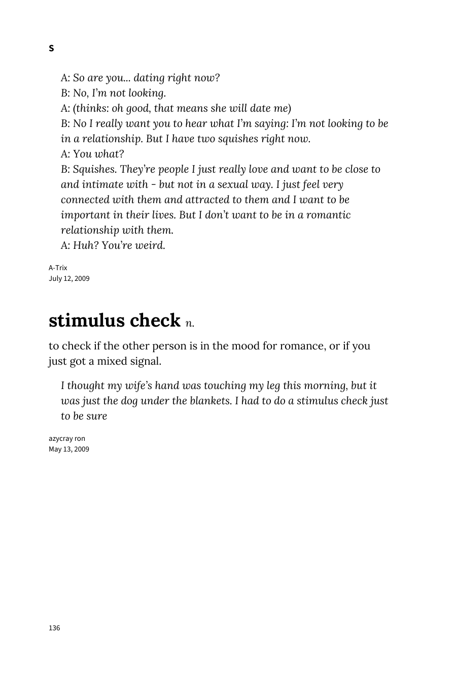 Preview page of The Urban Dictionary of Sex