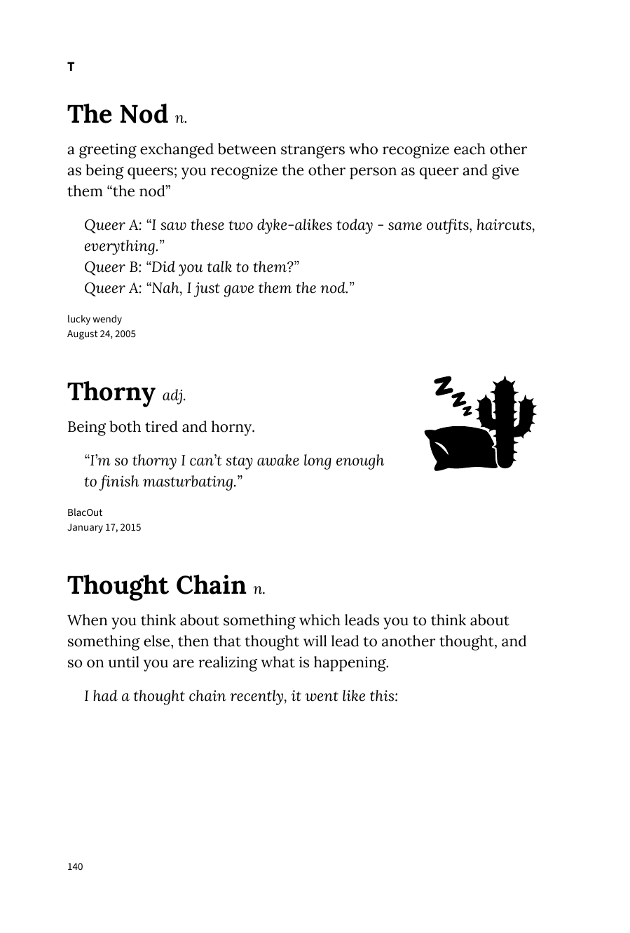 Preview page of The Urban Dictionary of Sex
