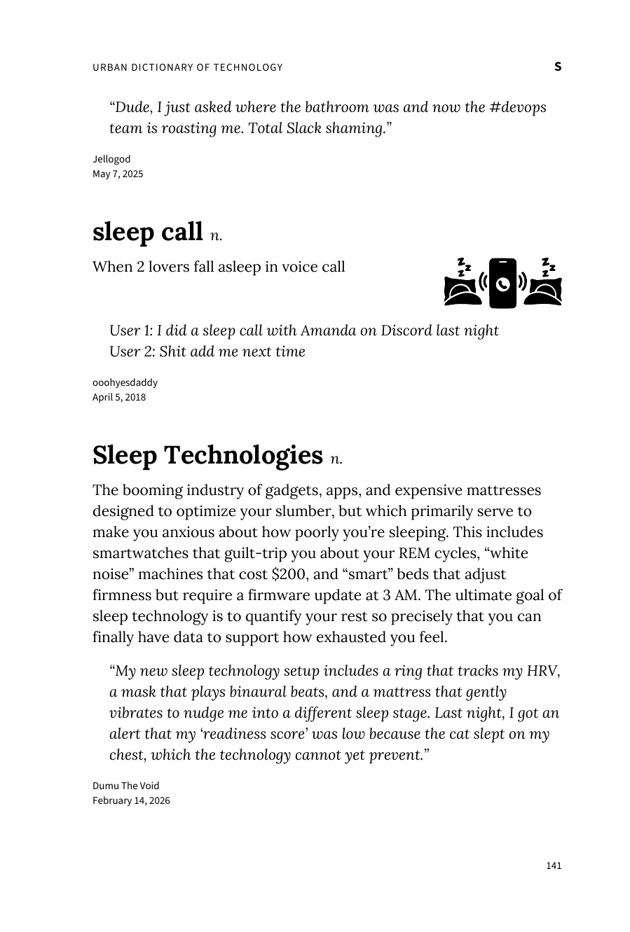 Preview page 147 of the Urban Dictionary of Technology
