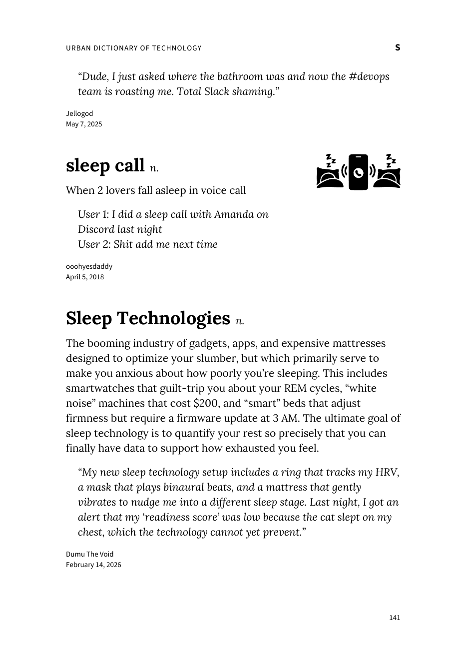 Preview page 147 of the Urban Dictionary of Technology