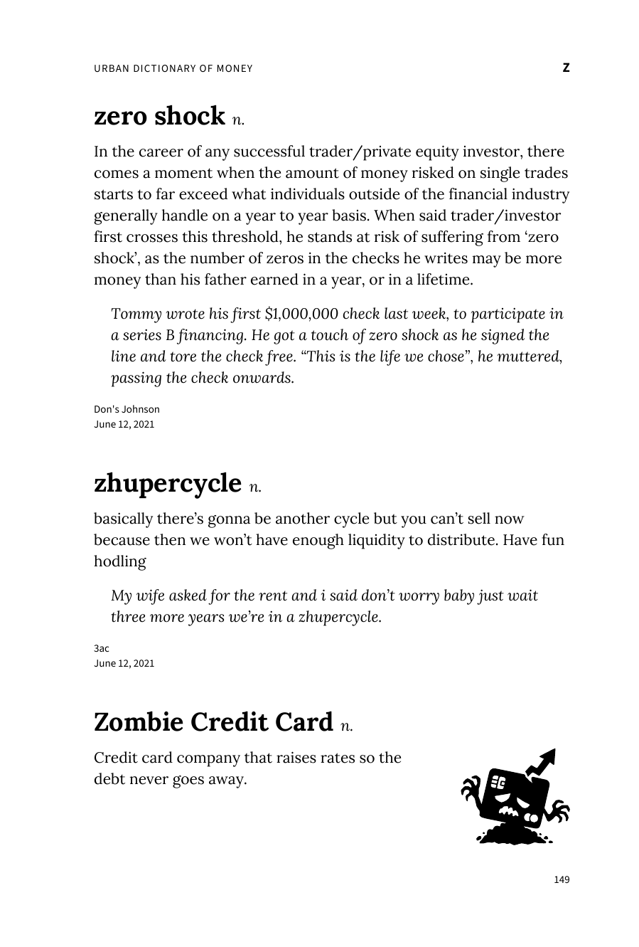 Preview page 155 of Urban Dictionary of Money