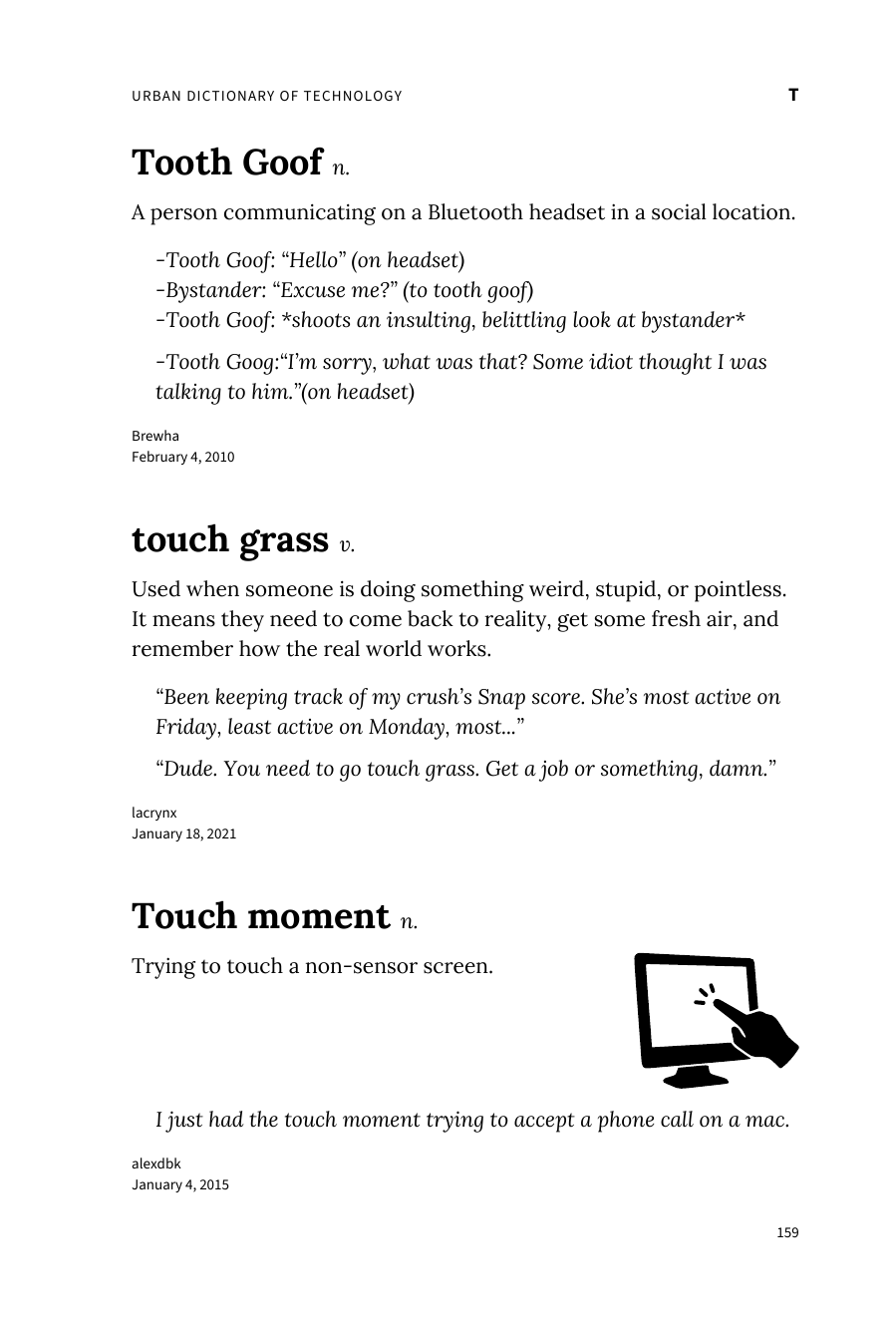 Preview page 165 of the Urban Dictionary of Technology