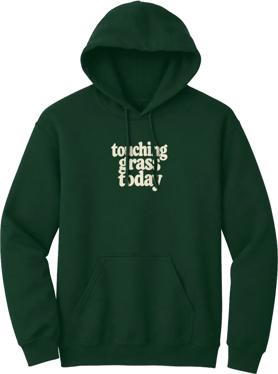 touching grass today v2-mug front