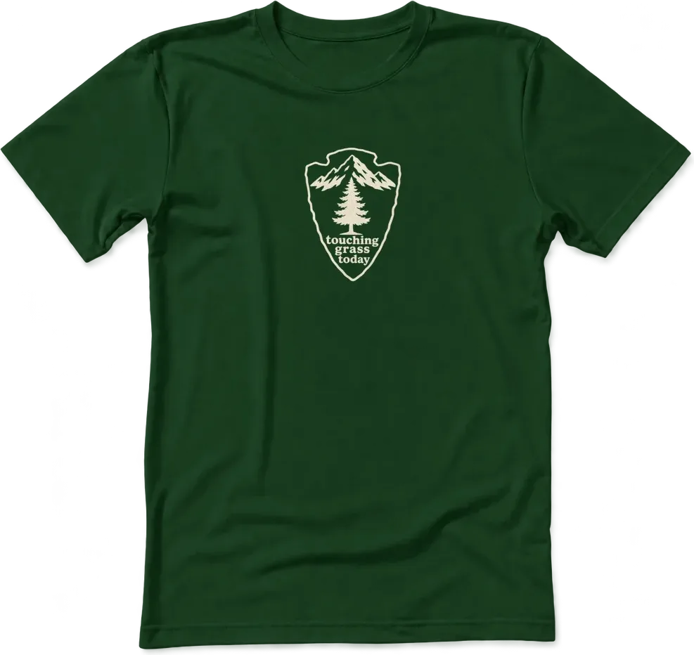 touching grass today v2-mug front