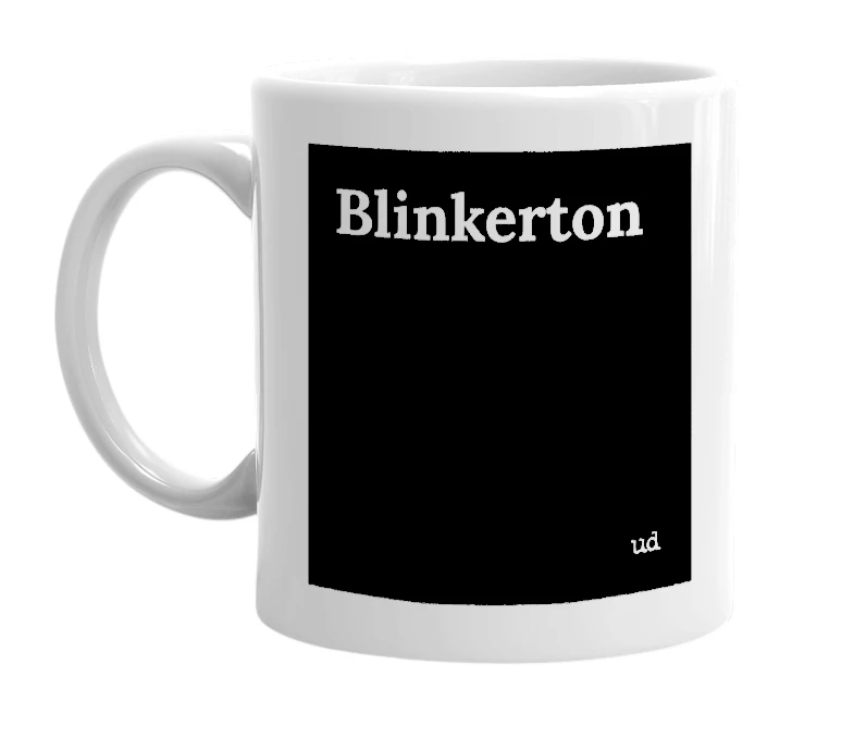 "Blinkerton" mug