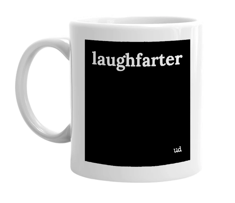 "laughfarter" mug