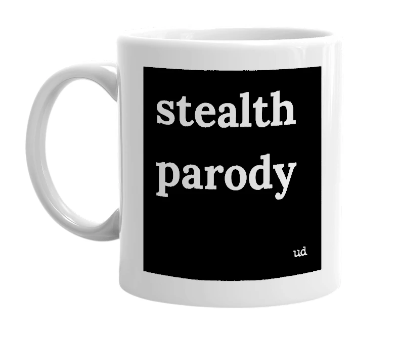 "stealth parody" mug