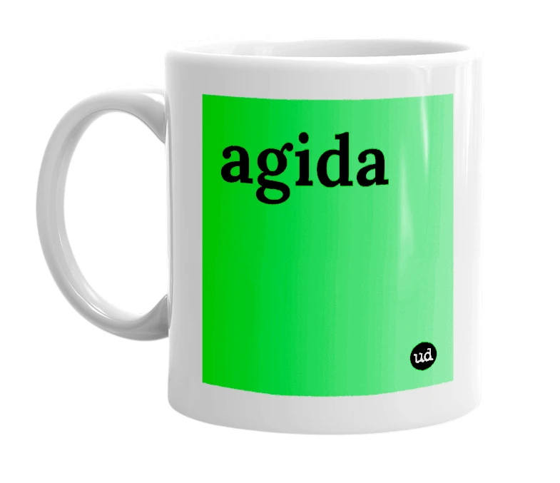 "agida" mug