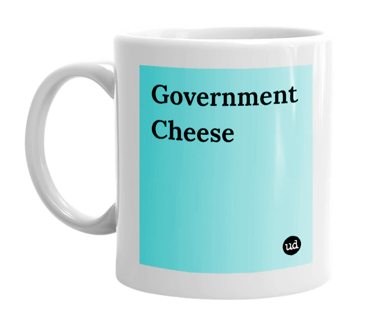 "Government Cheese" mug
