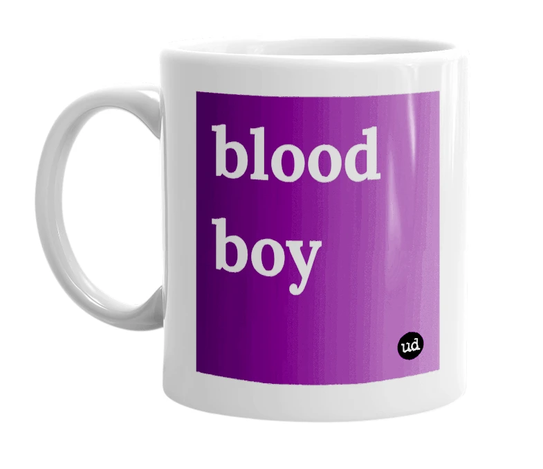 "blood boy" mug