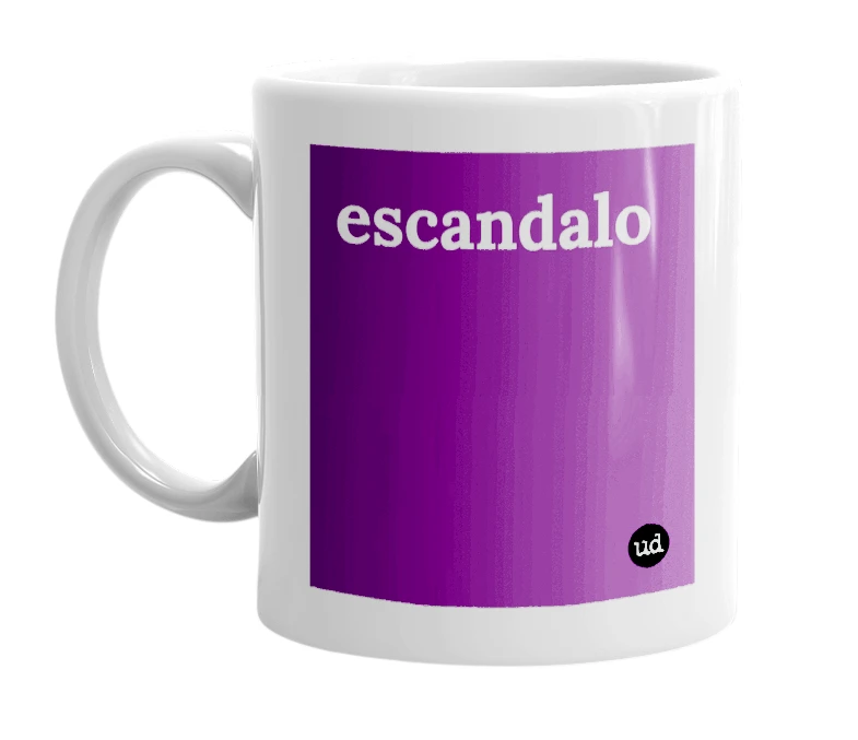 "escandalo" mug