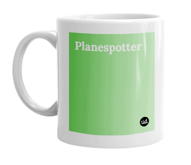 "Planespotter" mug