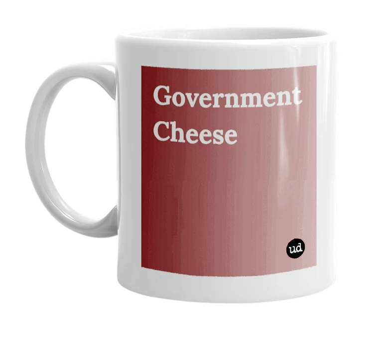 "Government Cheese" mug