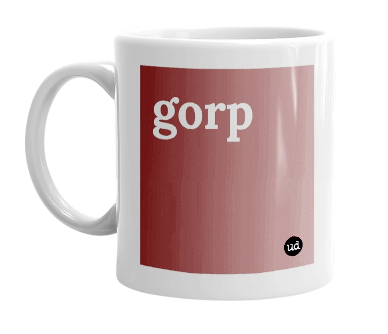 "gorp" mug