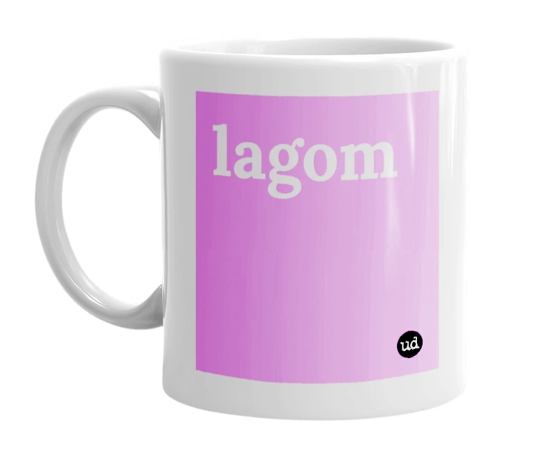 "lagom" mug